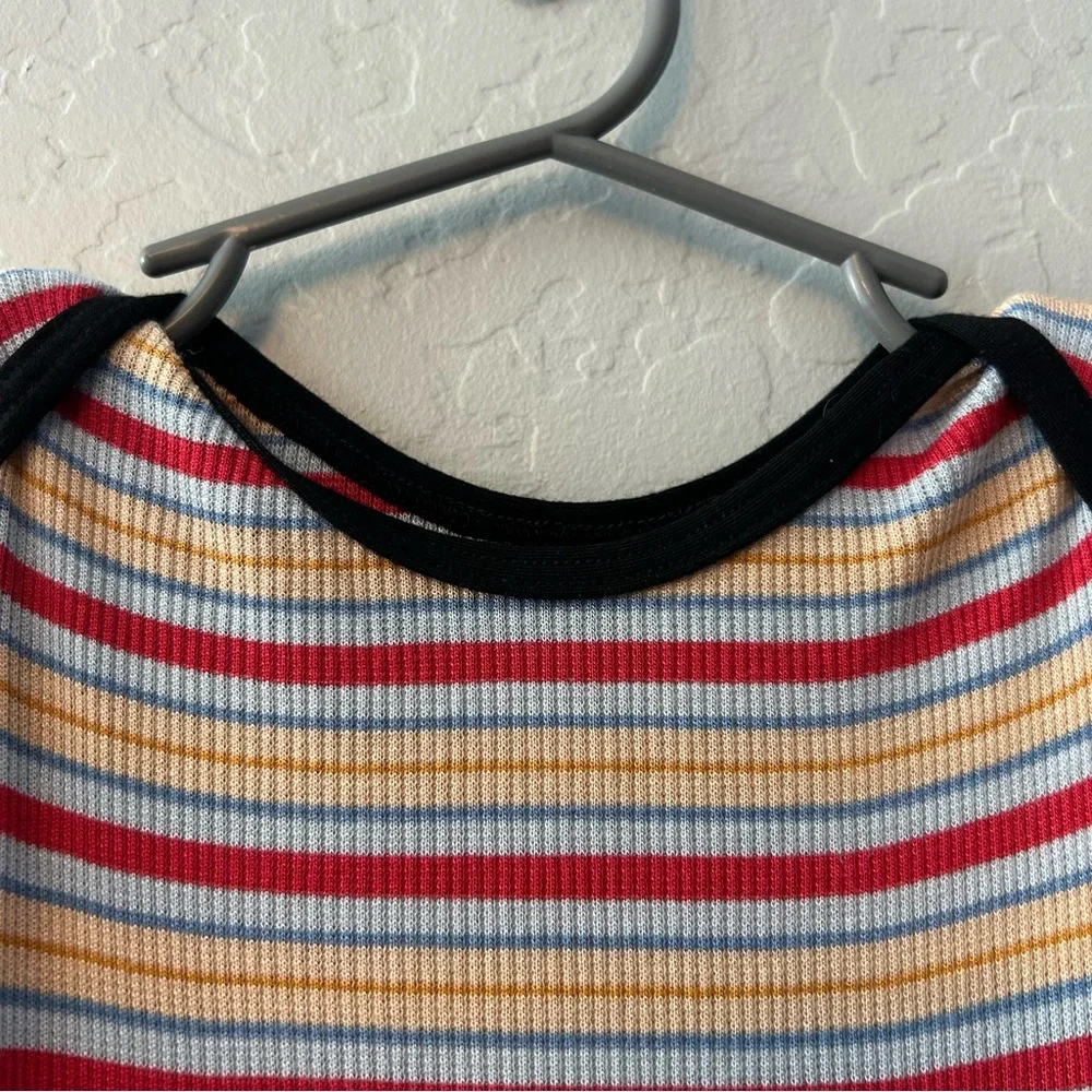 Cozys striped ribbed